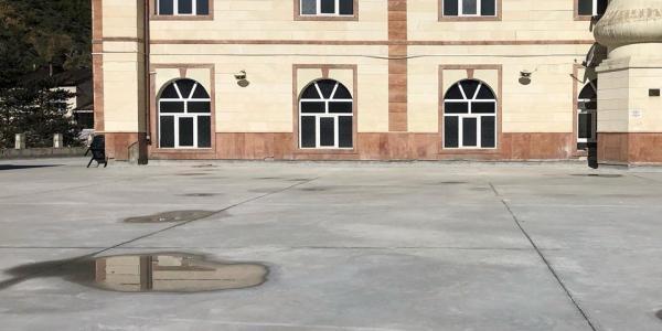 Gümüşhane Kemaliye Camii Zemin Hazırlığı